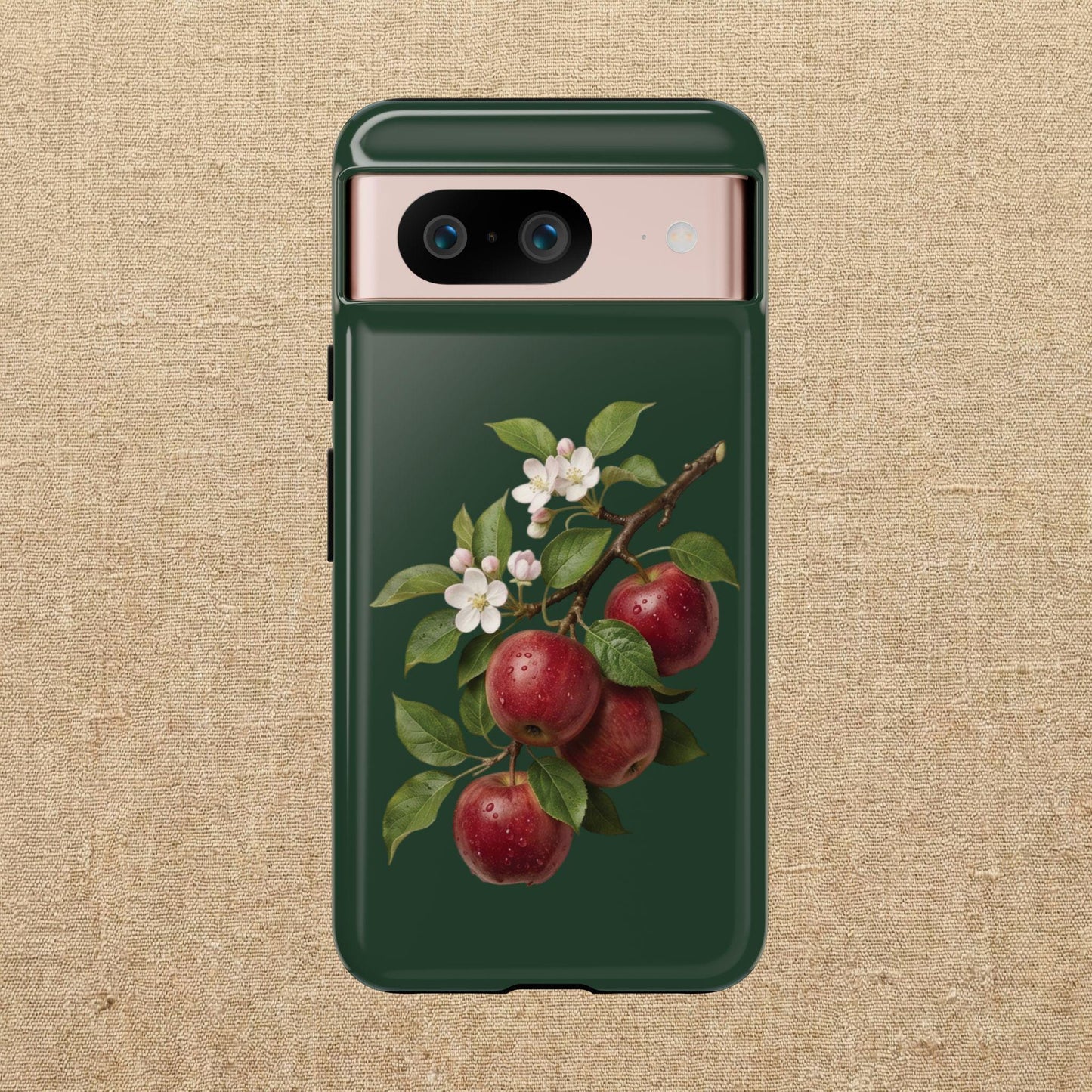 Apple Branch Phone Case | Floral Fruit Botanical Case Compatible With iPhone Samsung Pixel