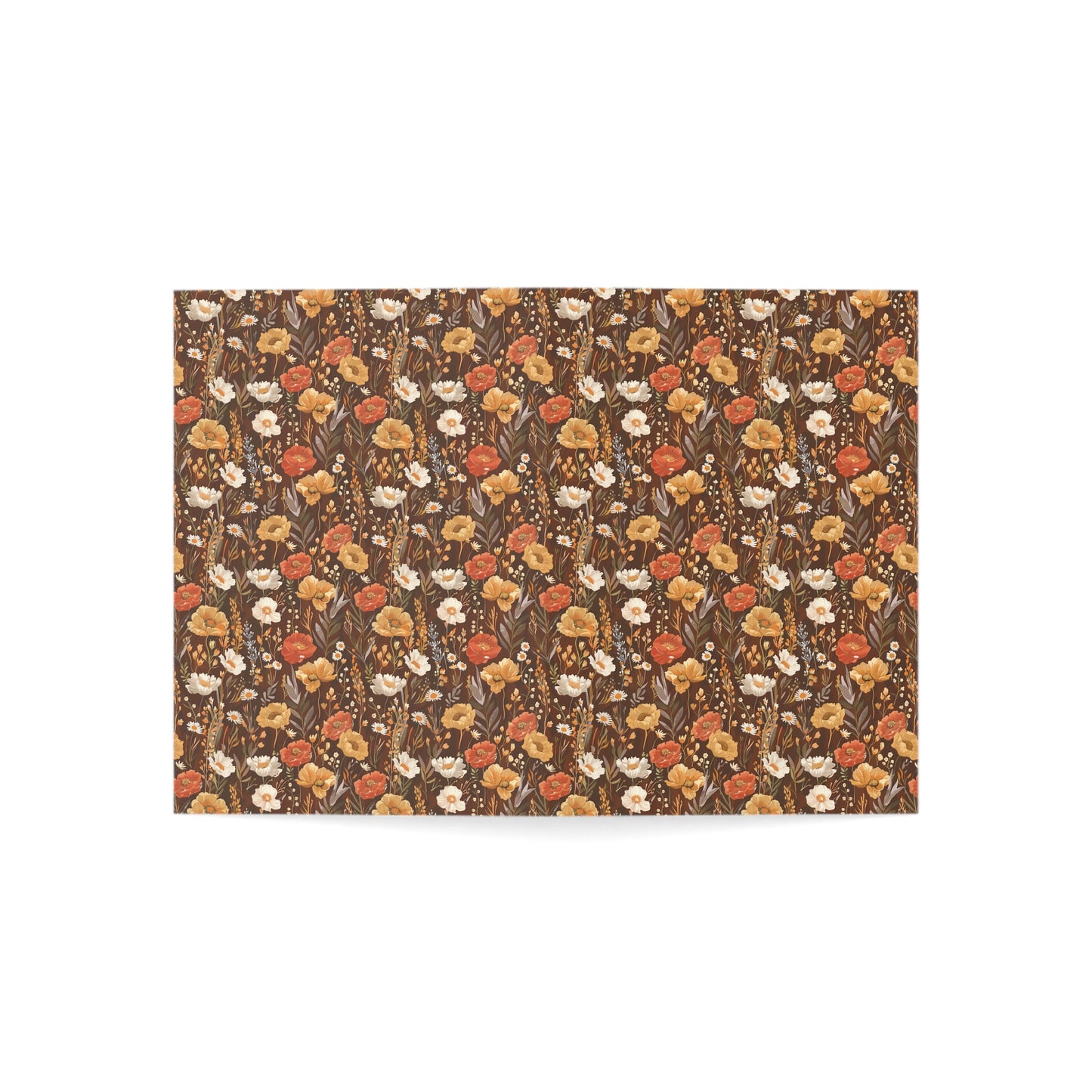 Autumn Florals Greeting Card - Customizable Vintage Botanical Keepsake