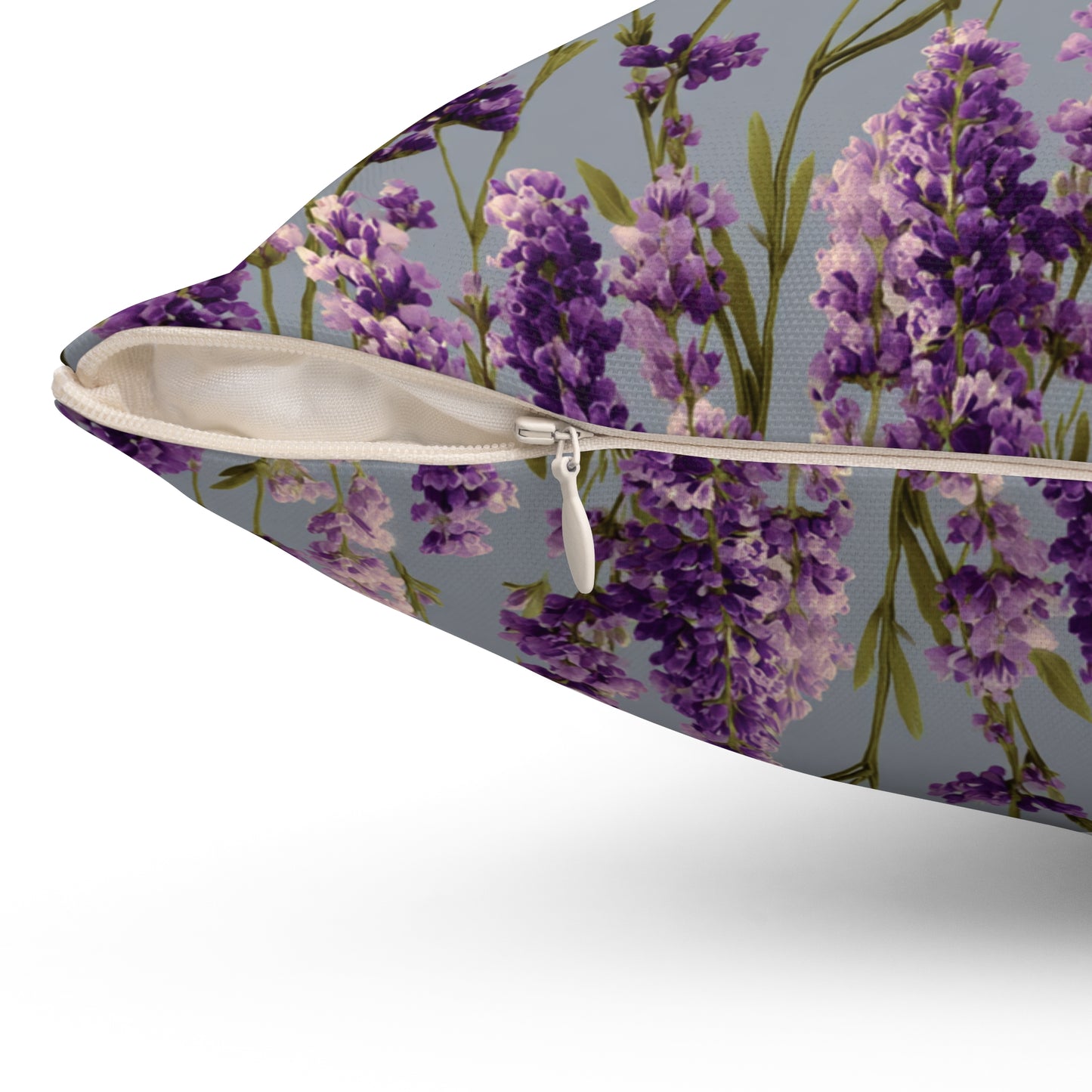 Lavender Sprigs Pillow | Floral Throw Pillow, Purple Botanical Decor