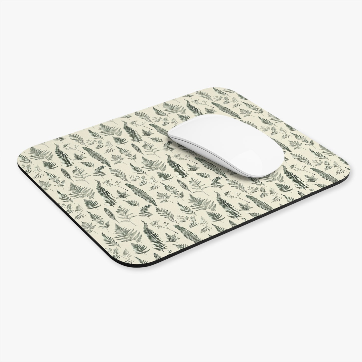 Fern Pattern Mouse Pad | Botanical Desk Mat