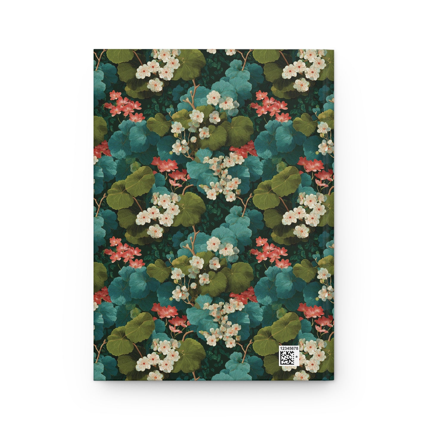 Vintage Botanical Floral Pattern Hardcover Journal | Matte