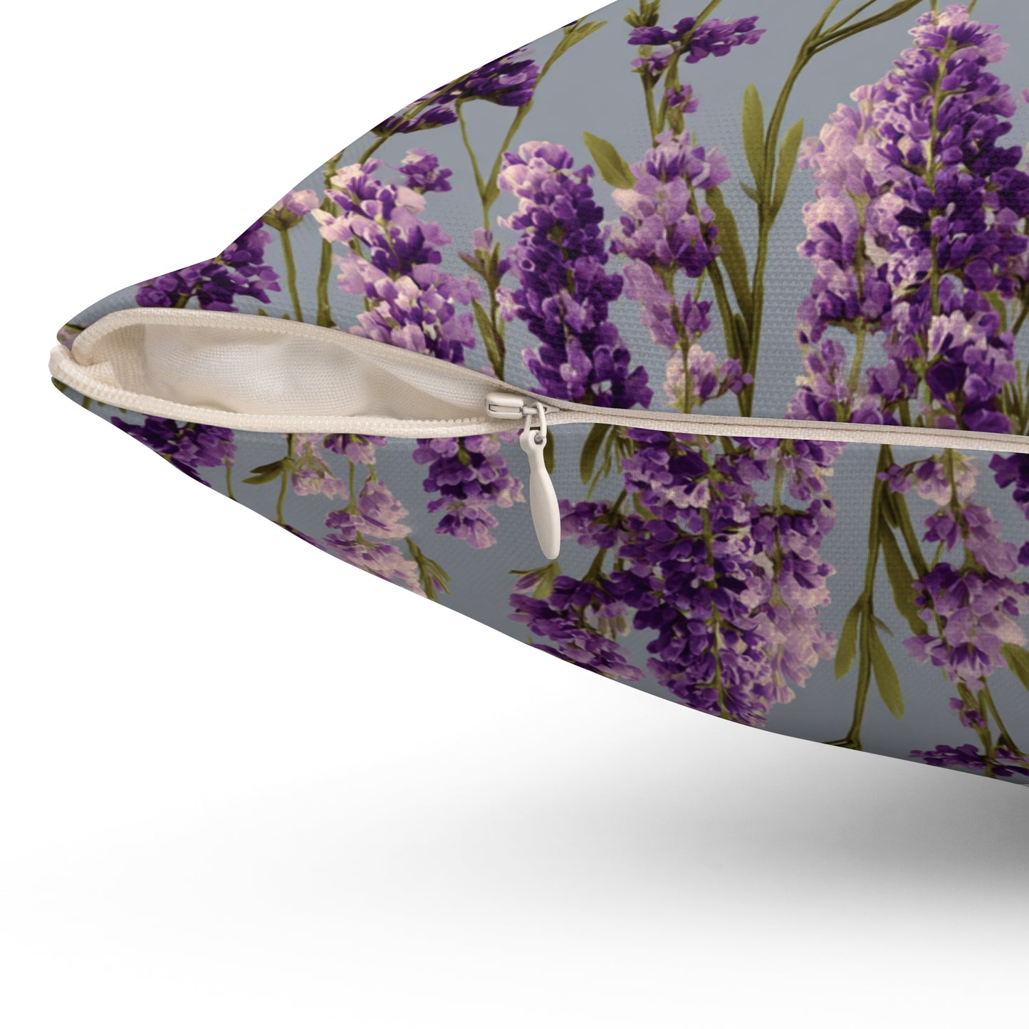 Lavender Sprigs Pillow | Floral Throw Pillow, Purple Botanical Decor