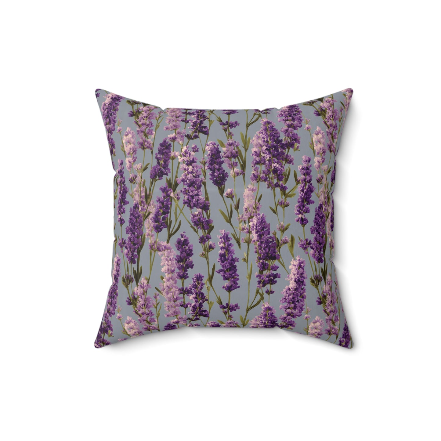 Lavender Sprigs Pillow | Floral Throw Pillow, Purple Botanical Decor