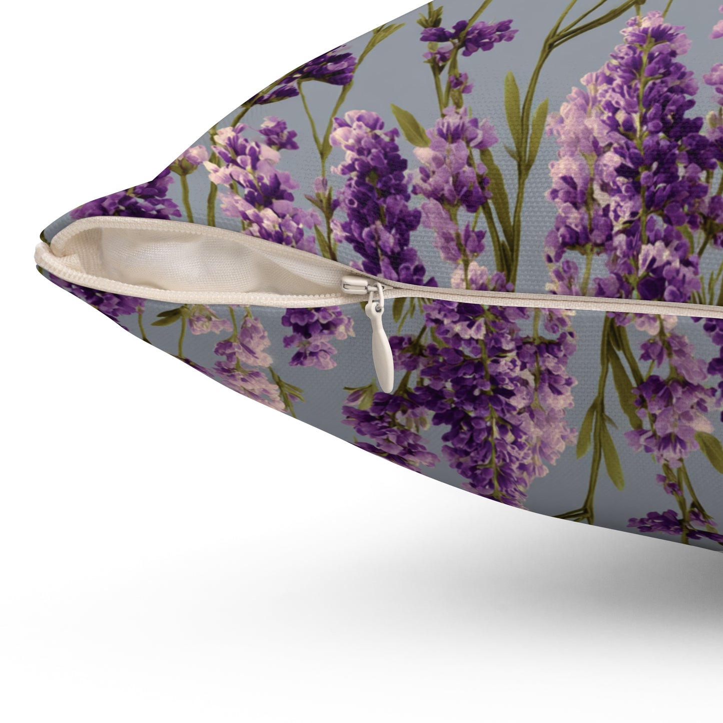Lavender Sprigs Pillow | Floral Throw Pillow, Purple Botanical Decor