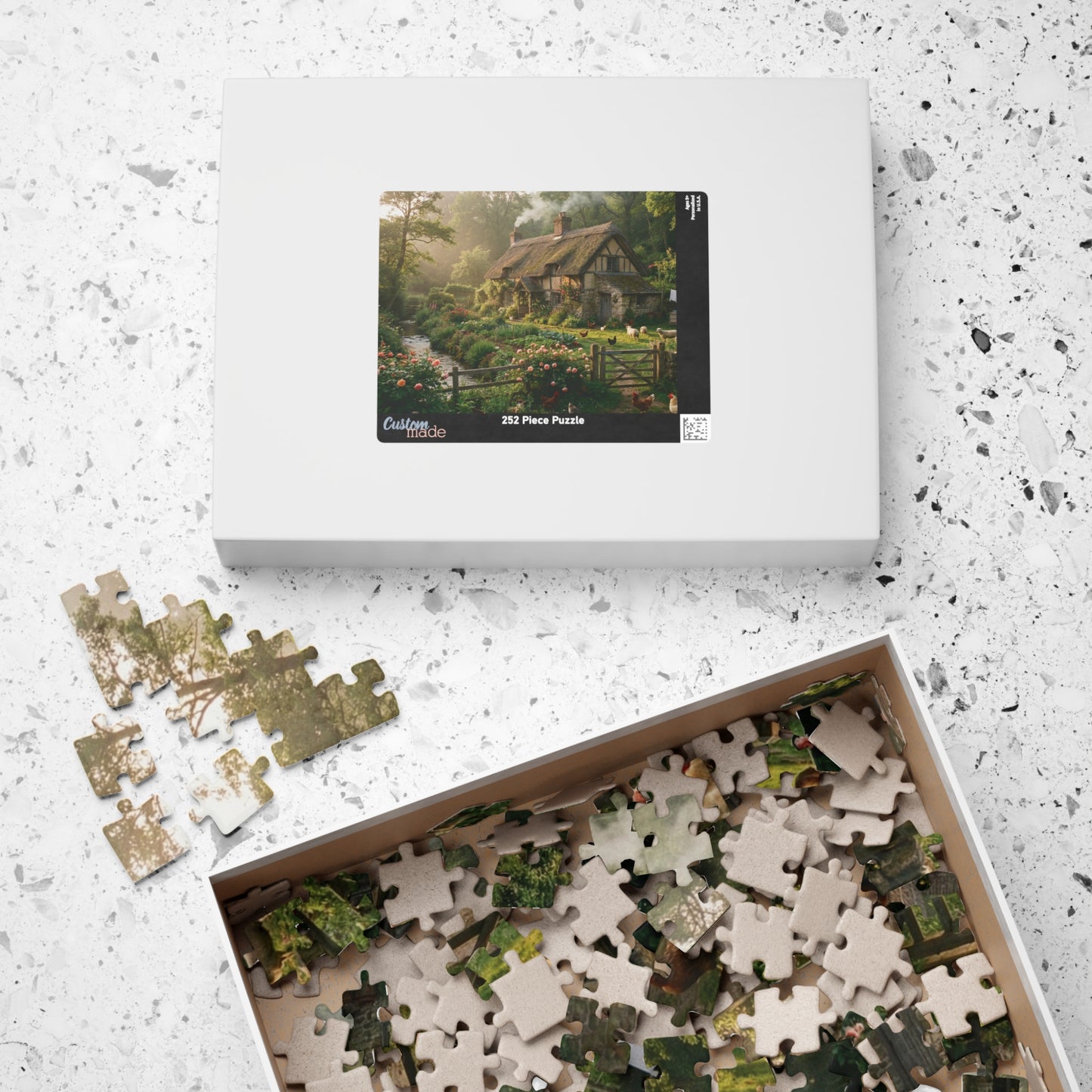 English Cottage Garden Puzzle 110/252/520/1014-piece