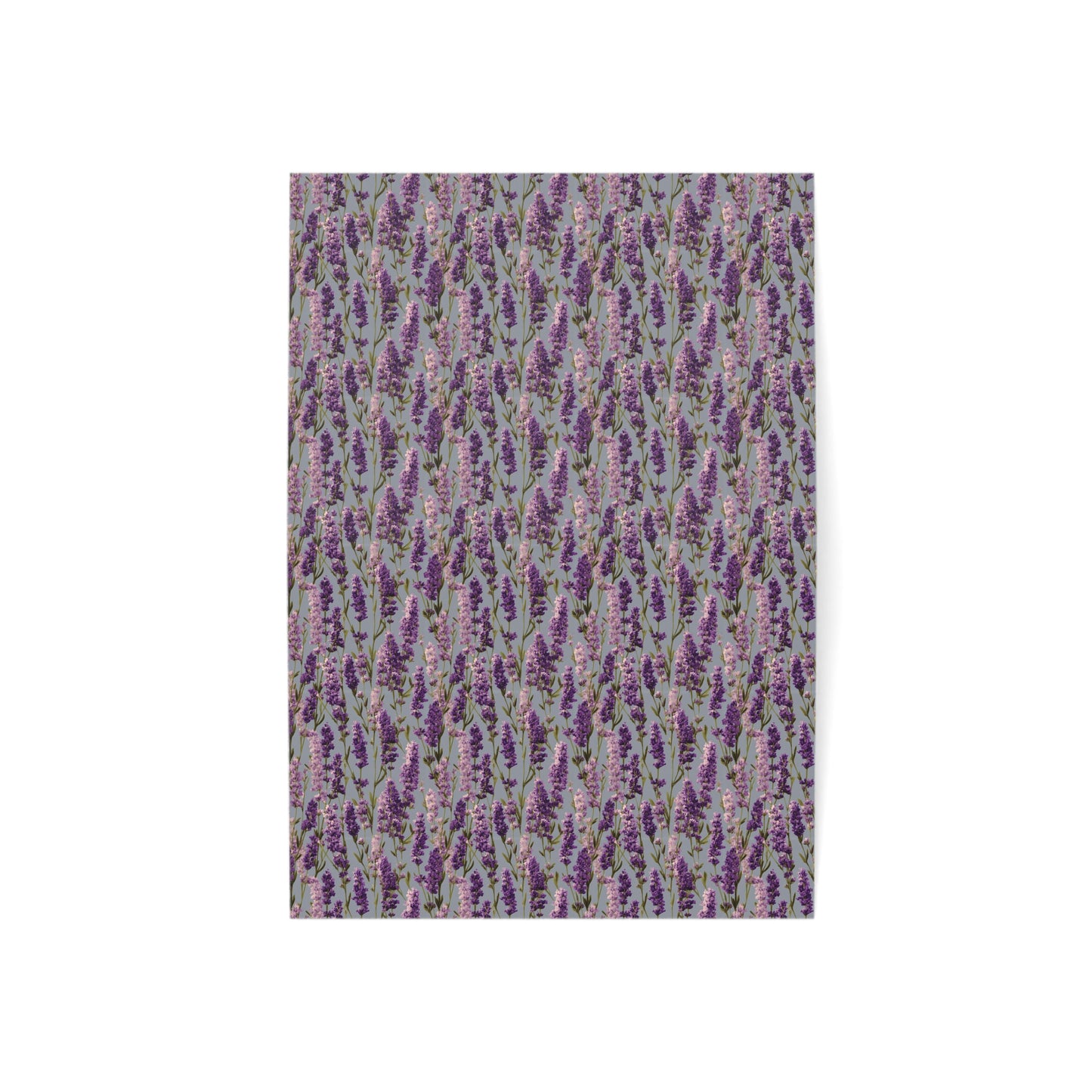 Lavender Pattern Customizable Greeting Cards | Floral Note Cards, Multipack 1, 10, 30, 50