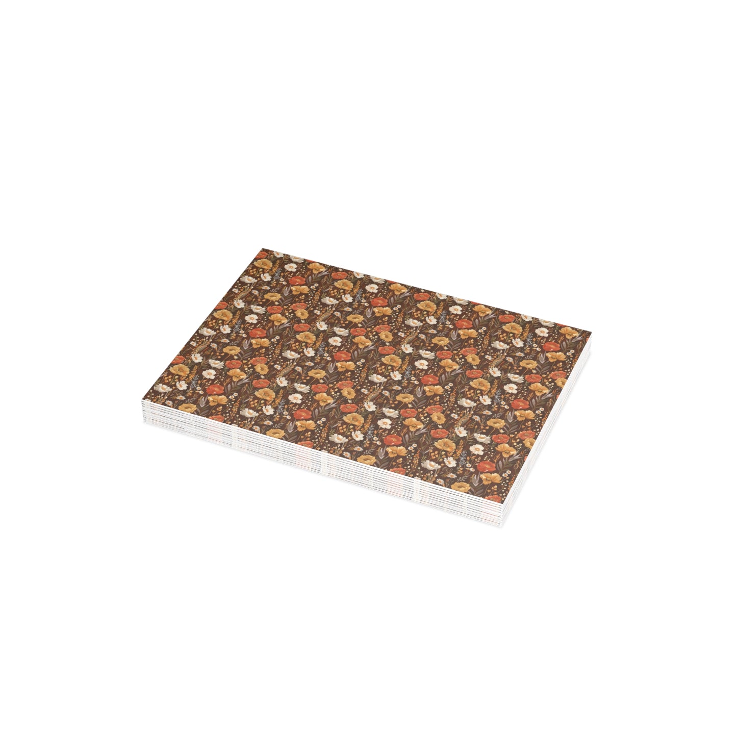 Autumn Florals Greeting Card - Customizable Vintage Botanical Keepsake