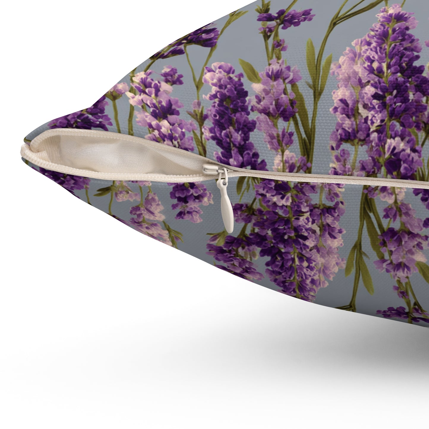 Lavender Sprigs Pillow | Floral Throw Pillow, Purple Botanical Decor