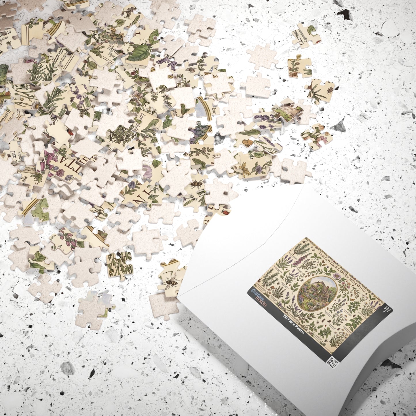 Cottage Garden Herbarium Puzzle | Botanical Cottage Jigsaw