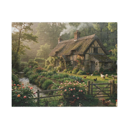 English Cottage Garden Puzzle 110/252/520/1014-piece