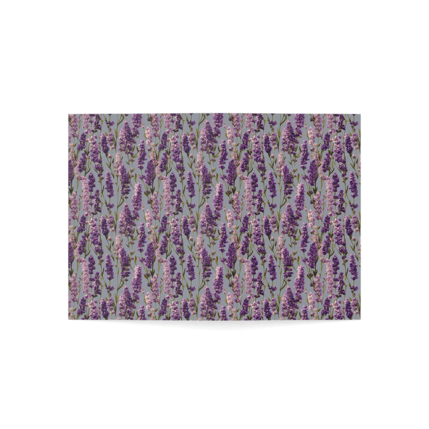 Lavender Pattern Customizable Greeting Cards | Floral Note Cards, Multipack 1, 10, 30, 50