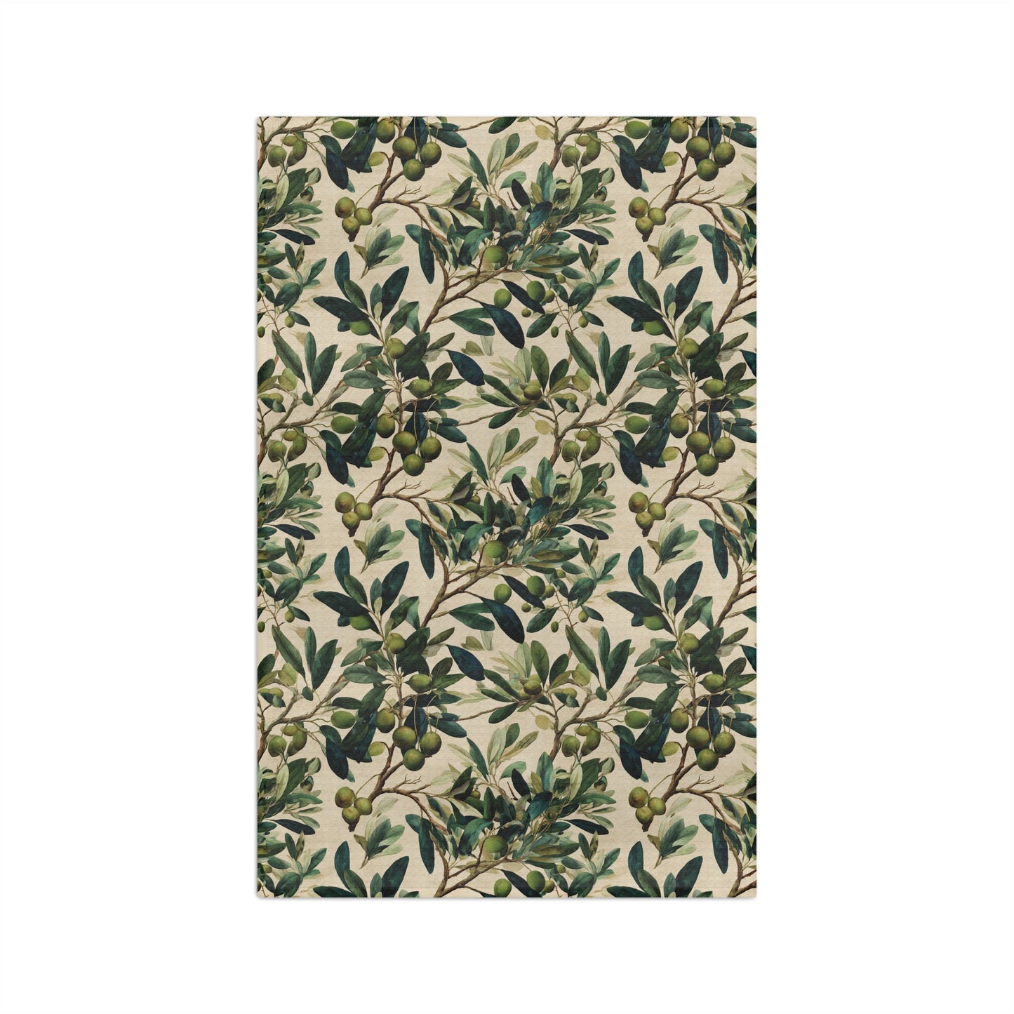 Olive Branch Pattern Tea Towel | Microfiber