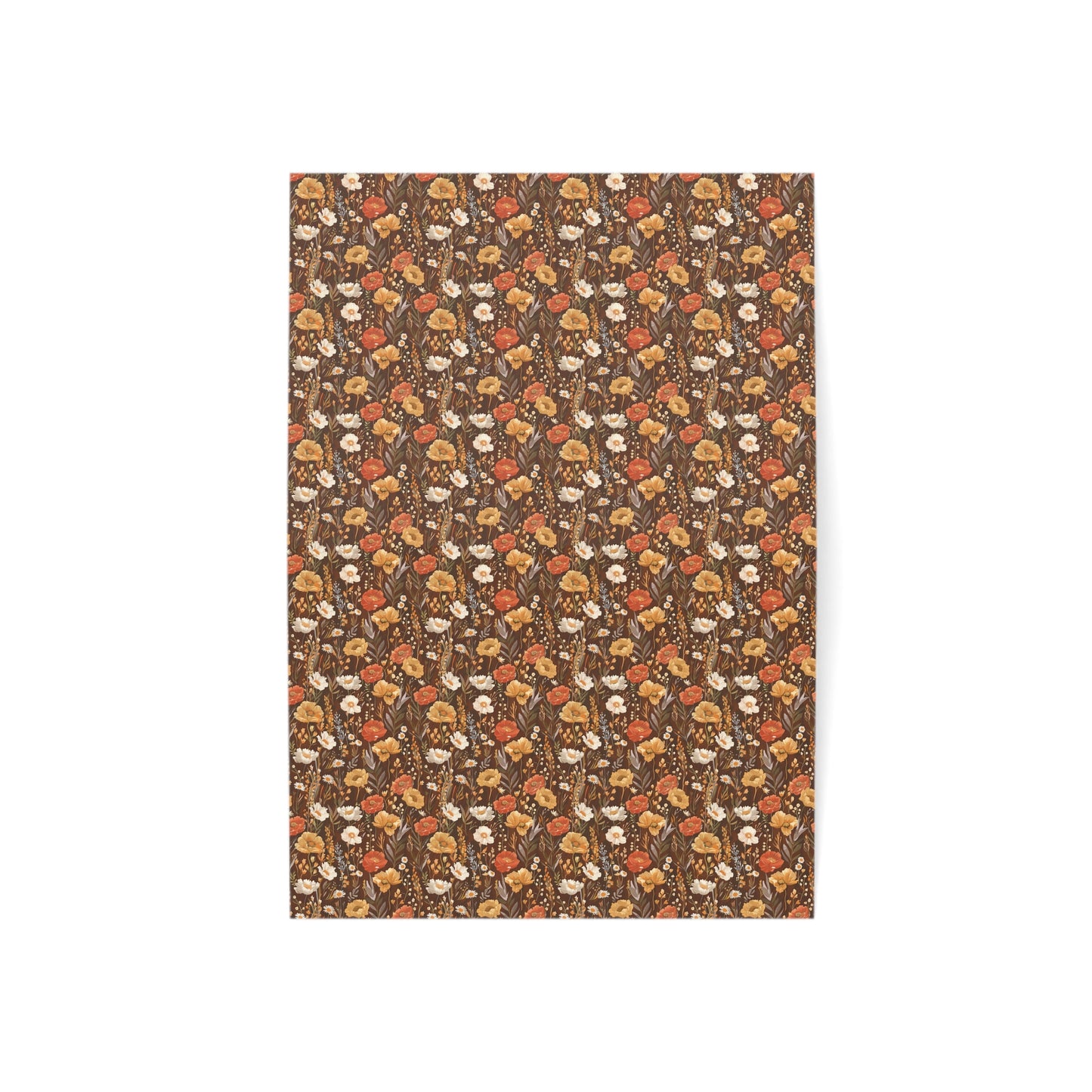 Autumn Florals Greeting Card - Customizable Vintage Botanical Keepsake