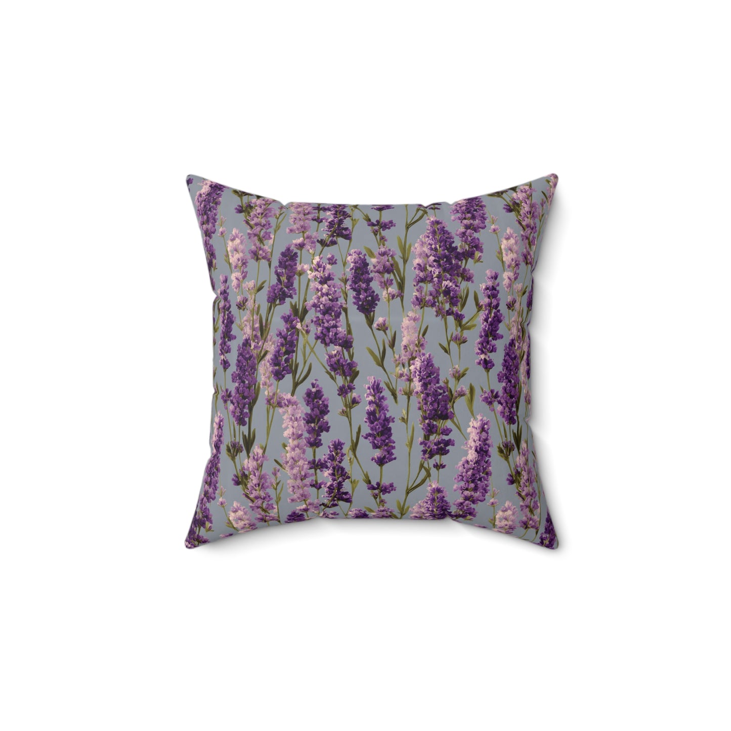 Lavender Sprigs Pillow | Floral Throw Pillow, Purple Botanical Decor