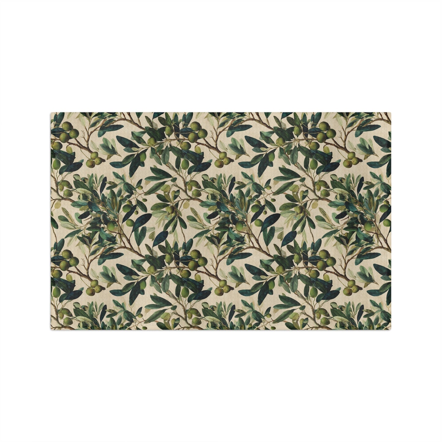 Olive Branch Pattern Tea Towel | Microfiber