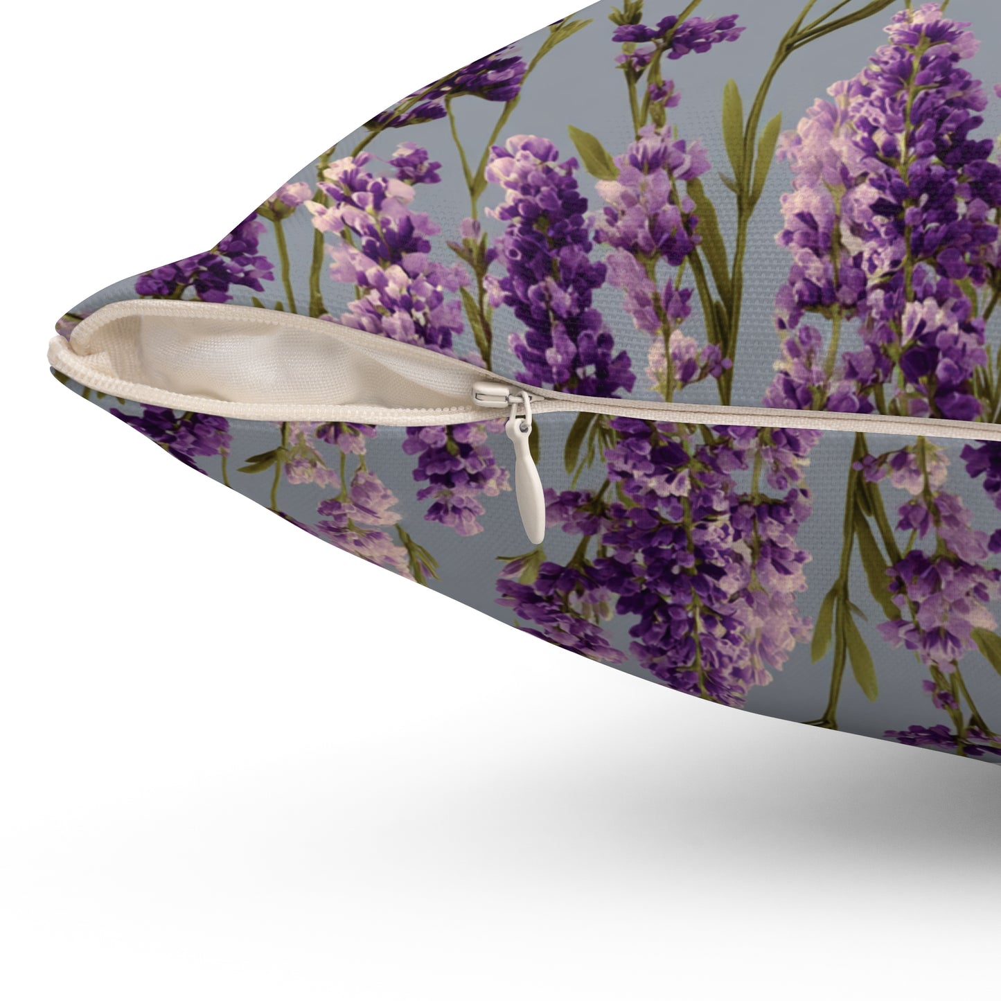 Lavender Sprigs Pillow | Floral Throw Pillow, Purple Botanical Decor