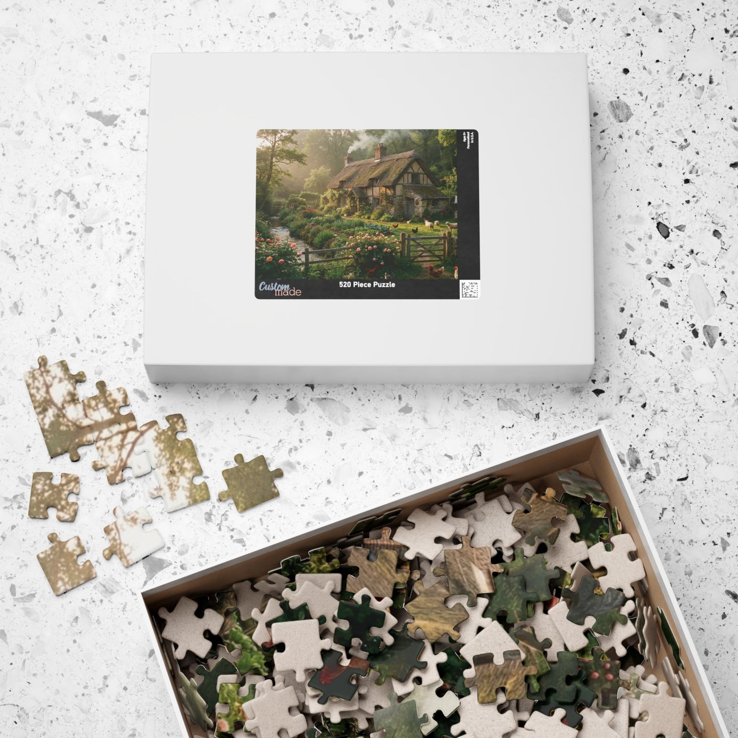 English Cottage Garden Puzzle 110/252/520/1014-piece