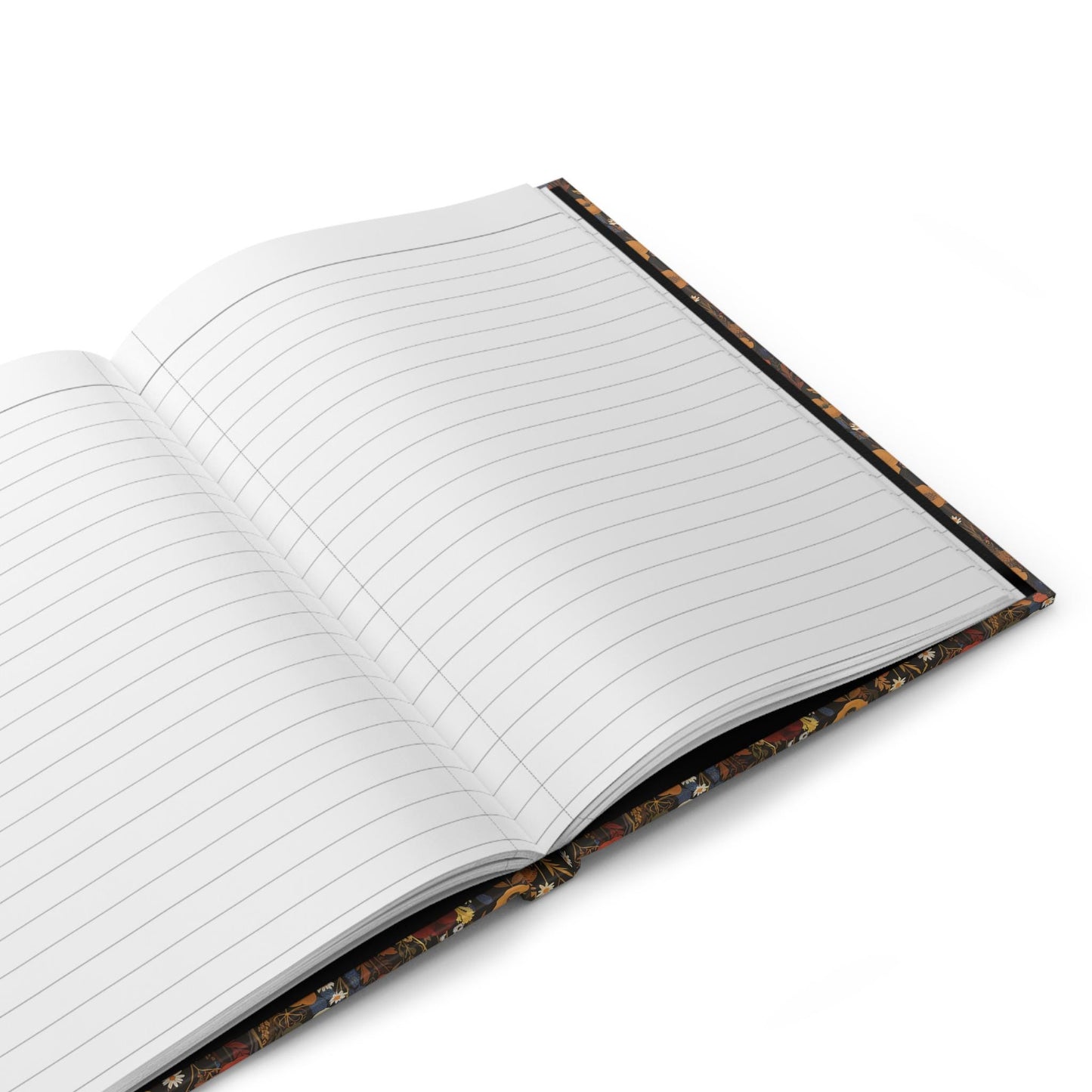 Autumn Wildflower Pattern Journal | Hardcover Journal Matte