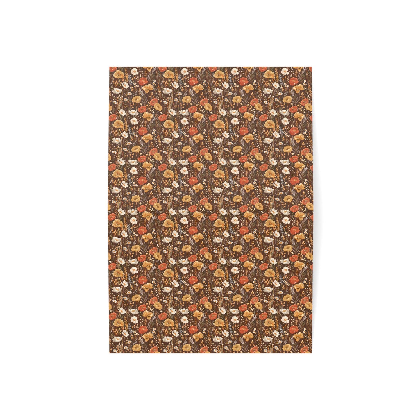 Autumn Florals Greeting Card - Customizable Vintage Botanical Keepsake