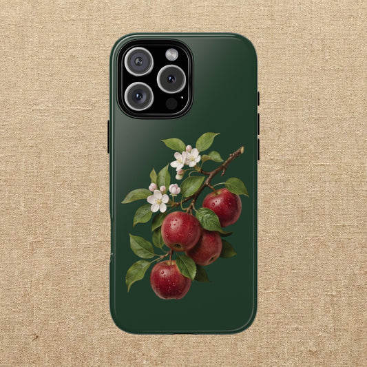 Apple Branch Phone Case | Floral Fruit Botanical Case Compatible With iPhone Samsung Pixel