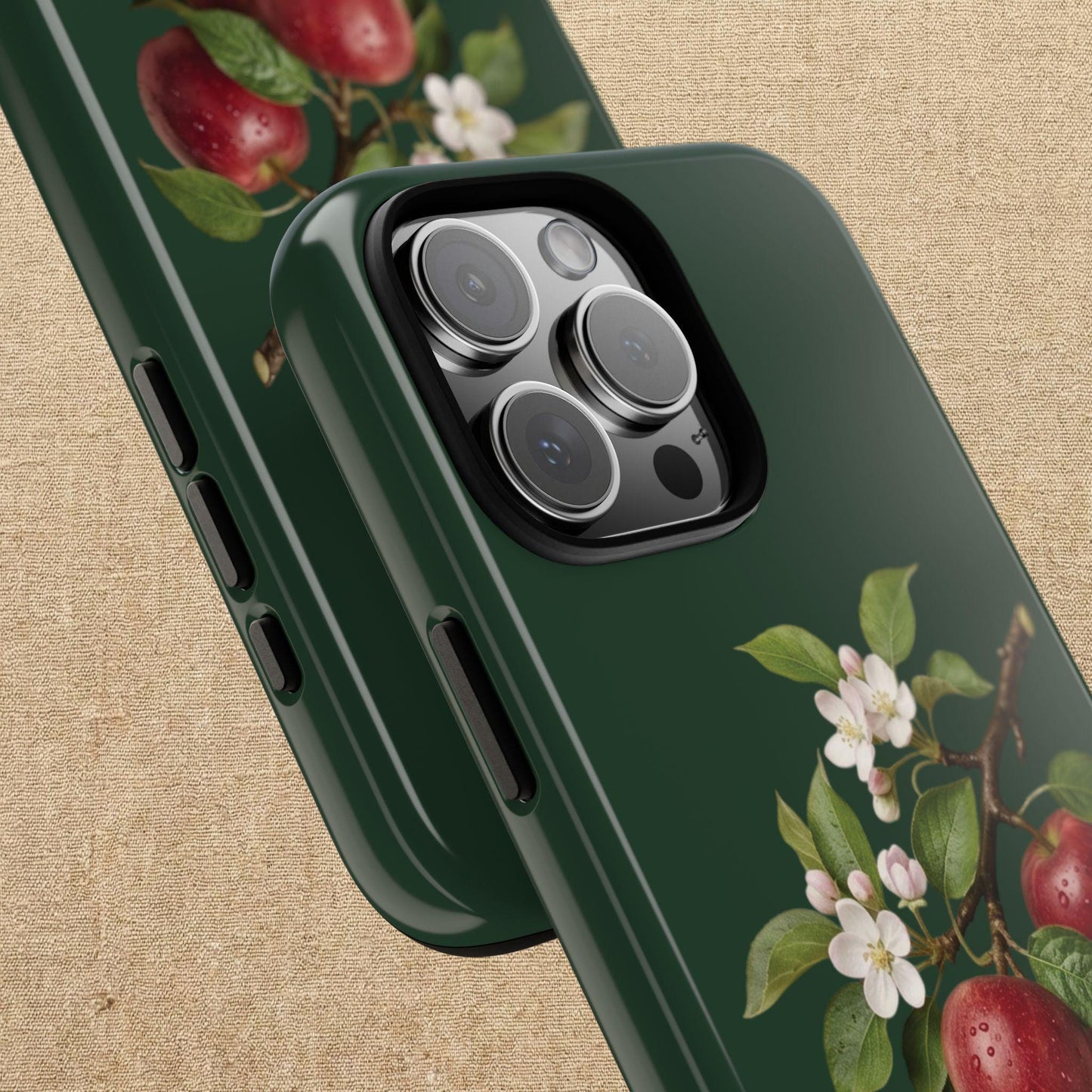 Apple Branch Phone Case | Floral Fruit Botanical Case Compatible With iPhone Samsung Pixel