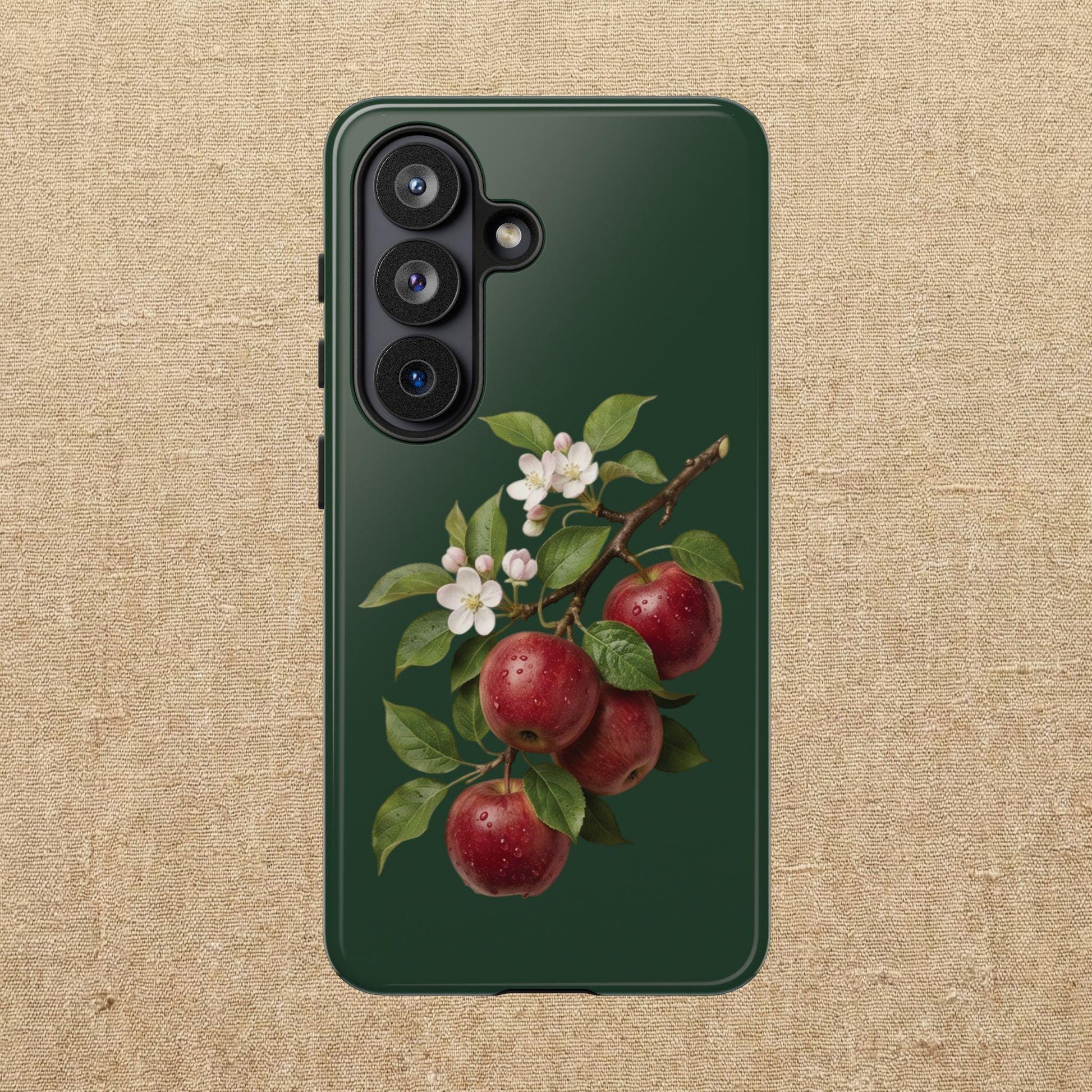 Apple Branch Phone Case | Floral Fruit Botanical Case Compatible With iPhone Samsung Pixel