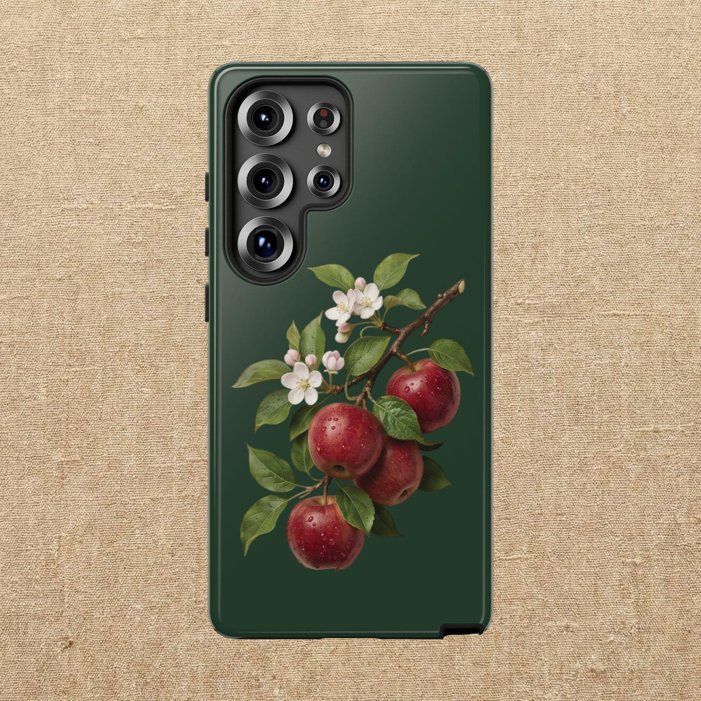 Apple Branch Phone Case | Floral Fruit Botanical Case Compatible With iPhone Samsung Pixel