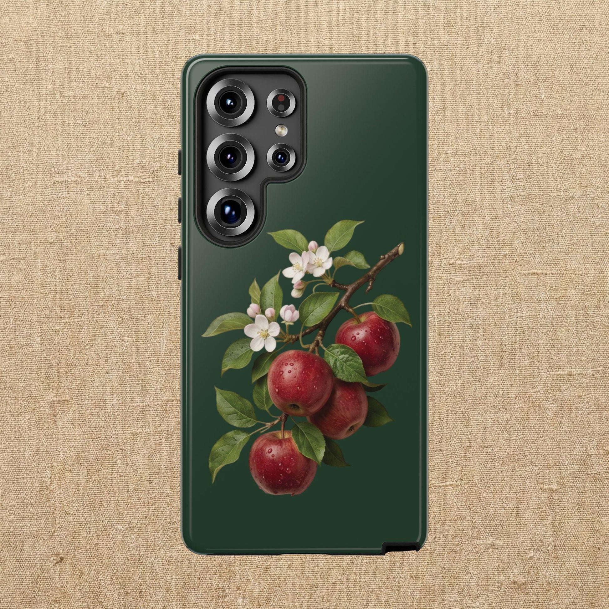 Apple Branch Phone Case | Floral Fruit Botanical Case Compatible With iPhone Samsung Pixel
