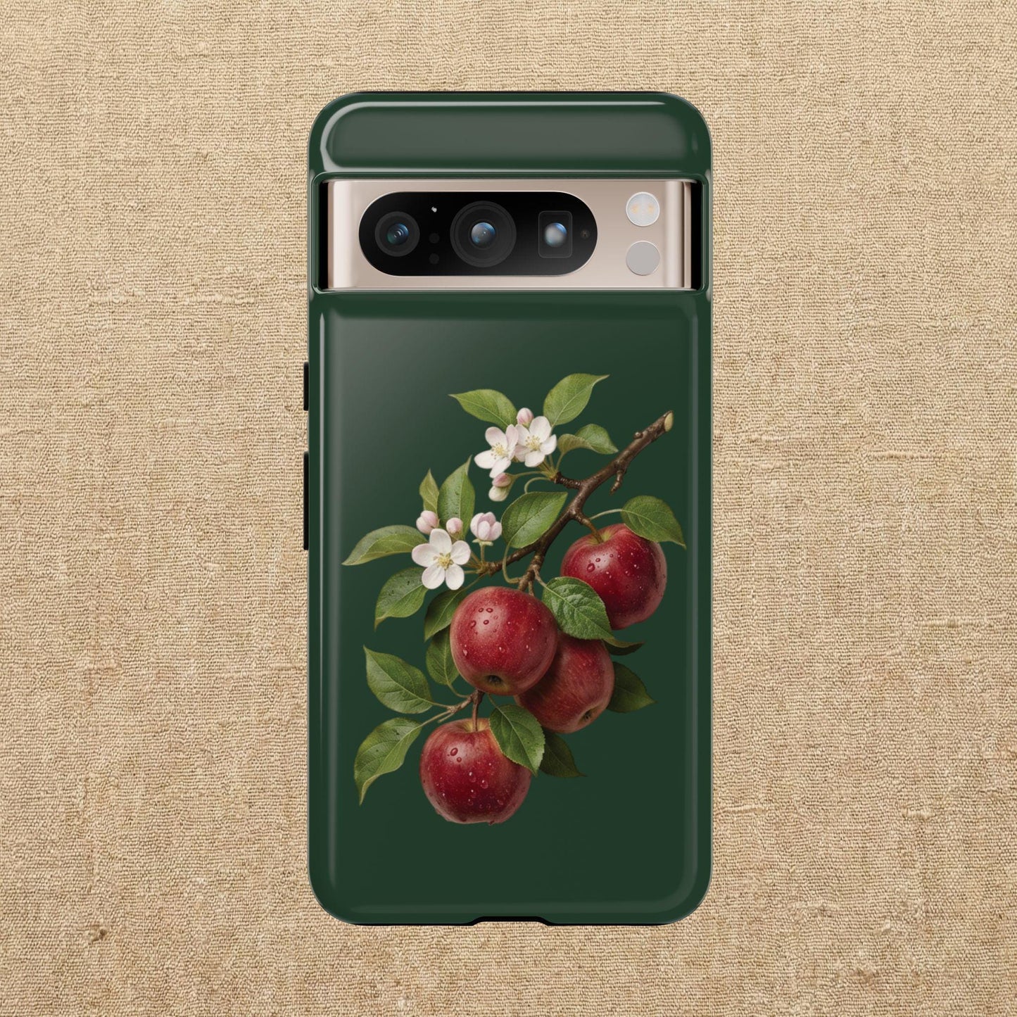 Apple Branch Phone Case | Floral Fruit Botanical Case Compatible With iPhone Samsung Pixel