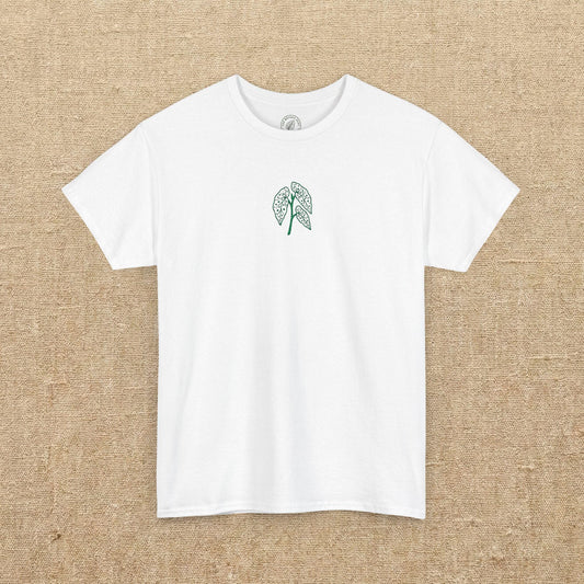 Begonia Maculata Embroidered Shirt | Polka Dot Begonia Tee | Rare Plant Lover Gift | Style Botanical Tshirt Cute Plant Mom Gift Greenery Top