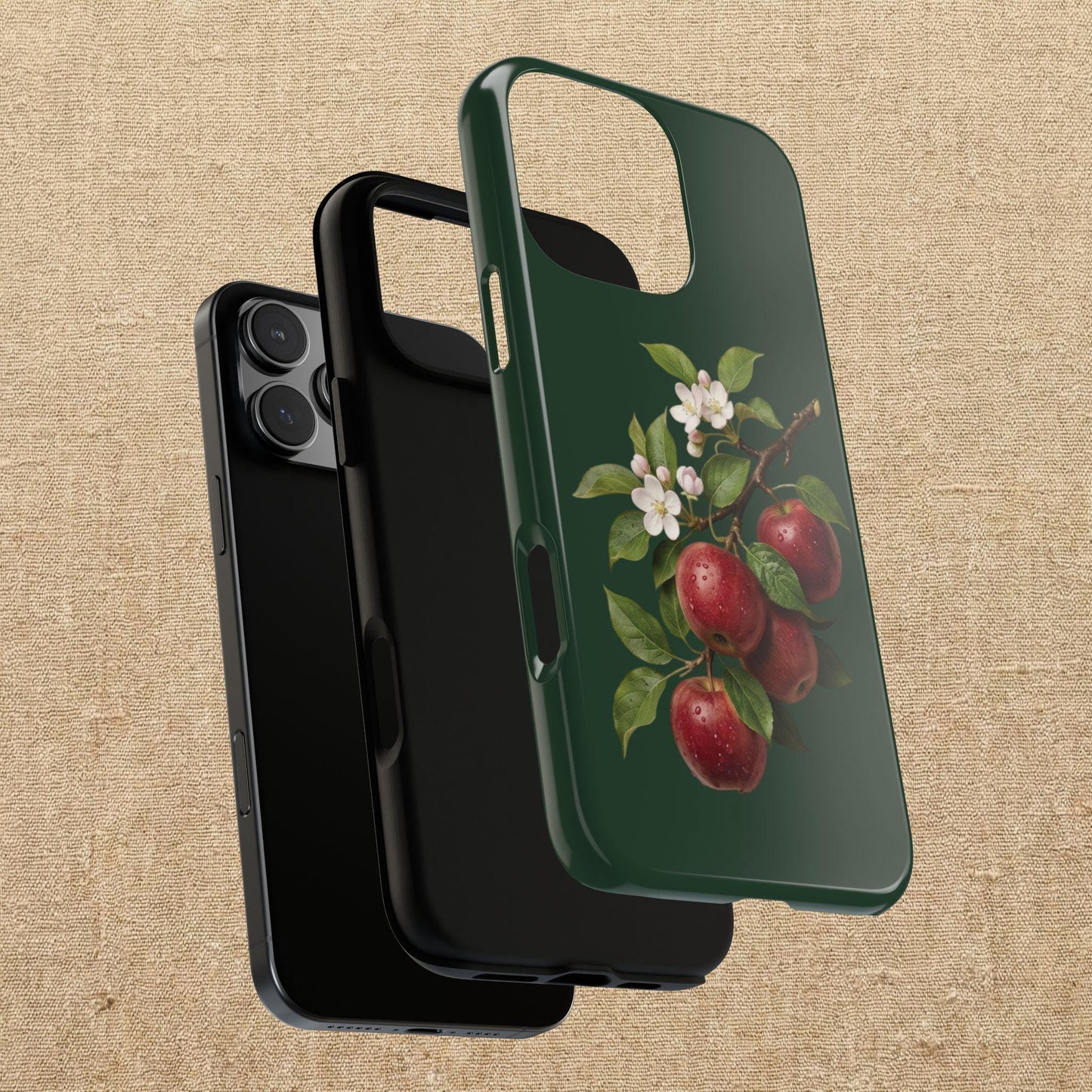 Apple Branch Phone Case | Floral Fruit Botanical Case Compatible With iPhone Samsung Pixel
