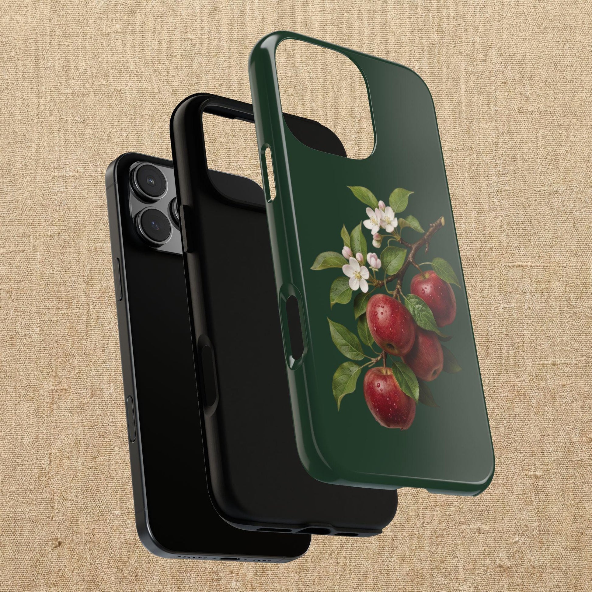 Apple Branch Phone Case | Floral Fruit Botanical Case Compatible With iPhone Samsung Pixel