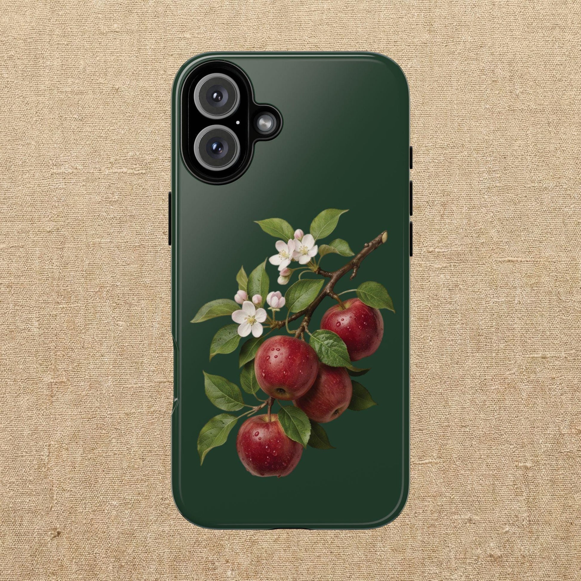 Apple Branch Phone Case | Floral Fruit Botanical Case Compatible With iPhone Samsung Pixel