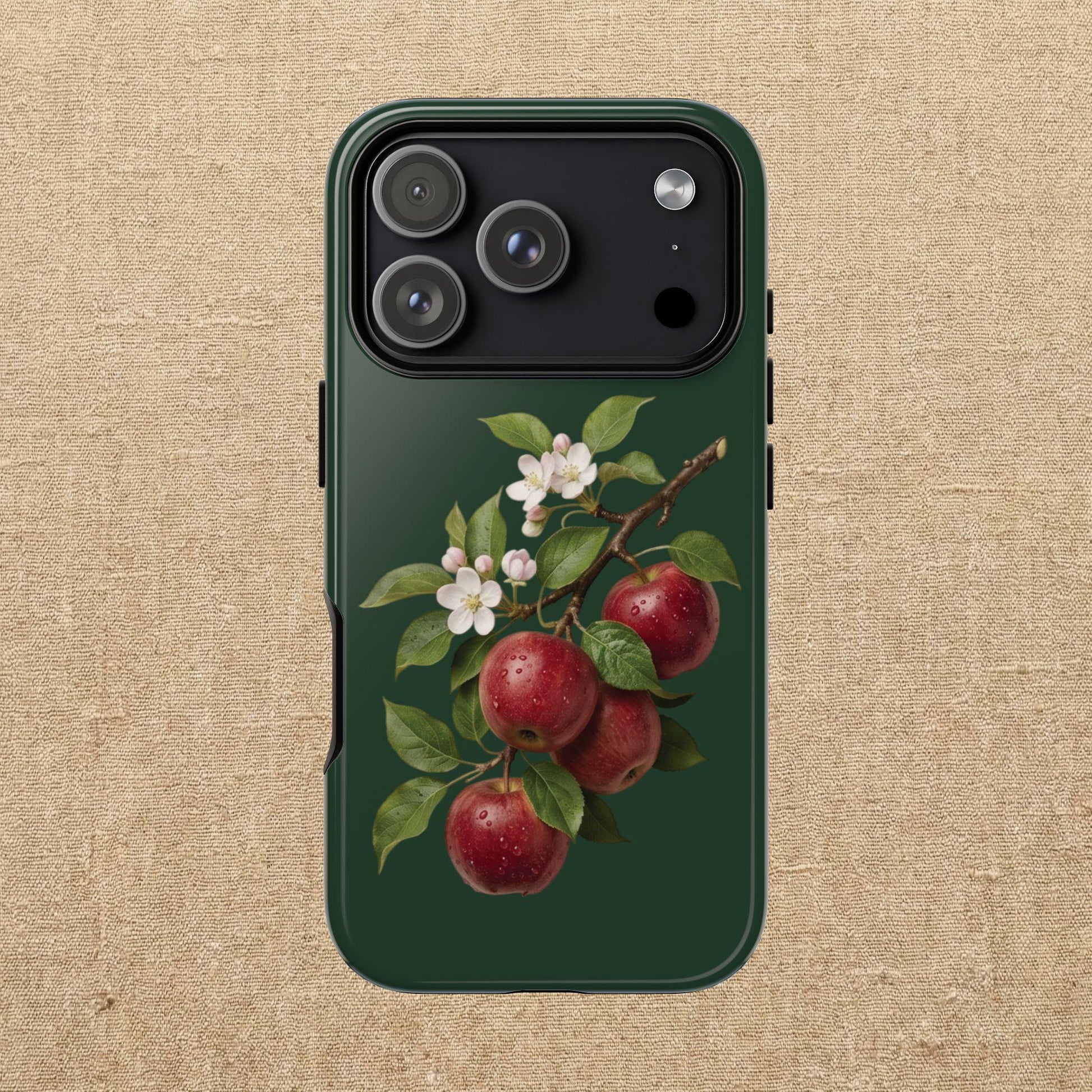 Apple Branch Phone Case | Floral Fruit Botanical Case Compatible With iPhone Samsung Pixel