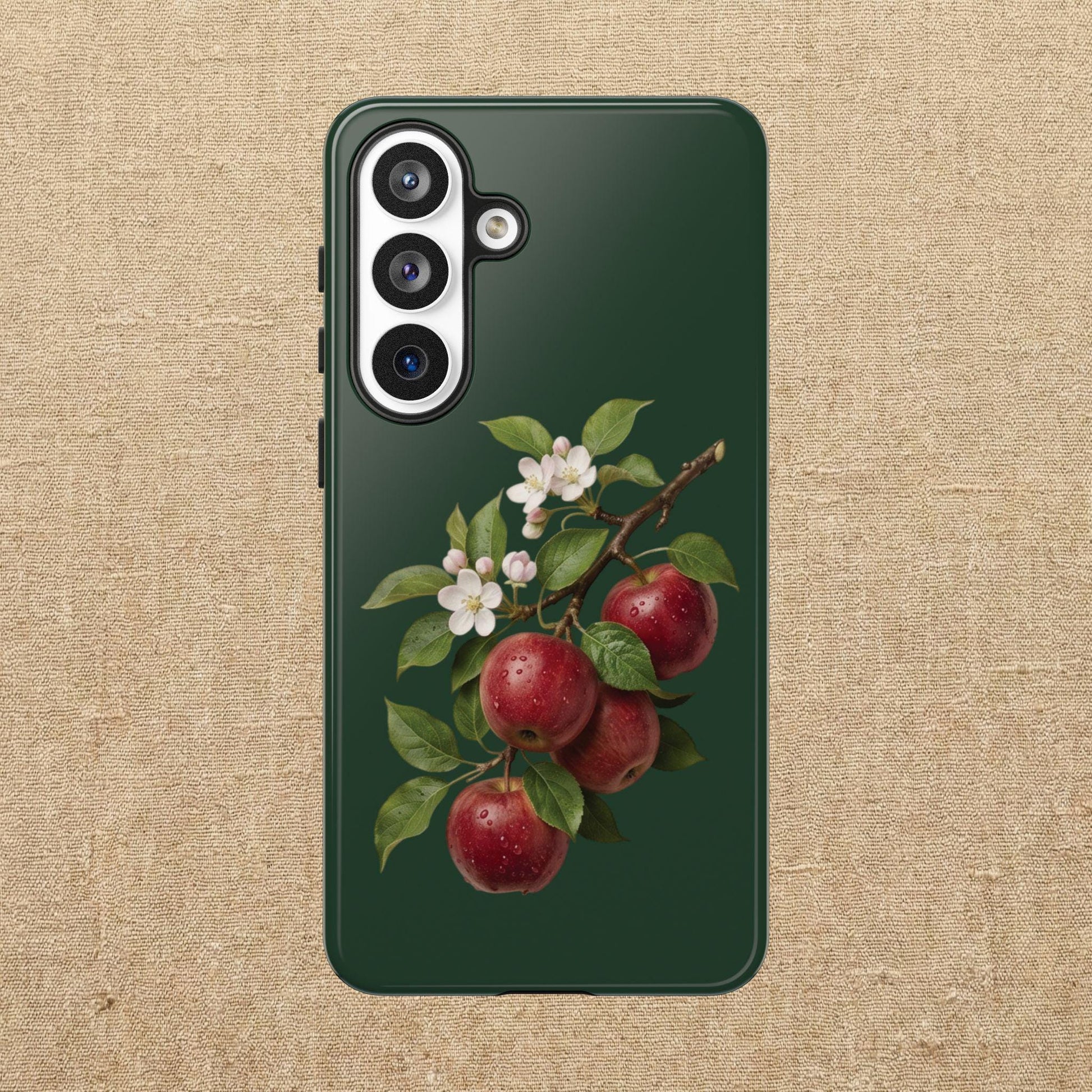 Apple Branch Phone Case | Floral Fruit Botanical Case Compatible With iPhone Samsung Pixel