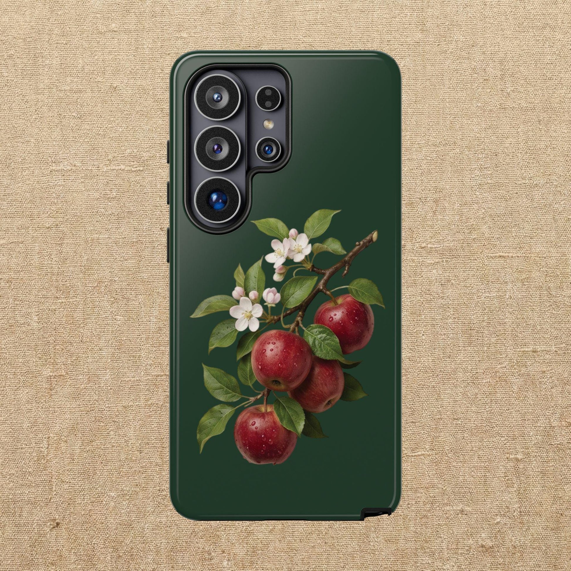 Apple Branch Phone Case | Floral Fruit Botanical Case Compatible With iPhone Samsung Pixel
