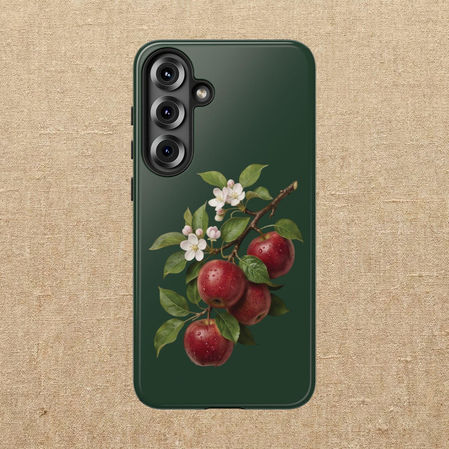 Apple Branch Phone Case | Floral Fruit Botanical Case Compatible With iPhone Samsung Pixel