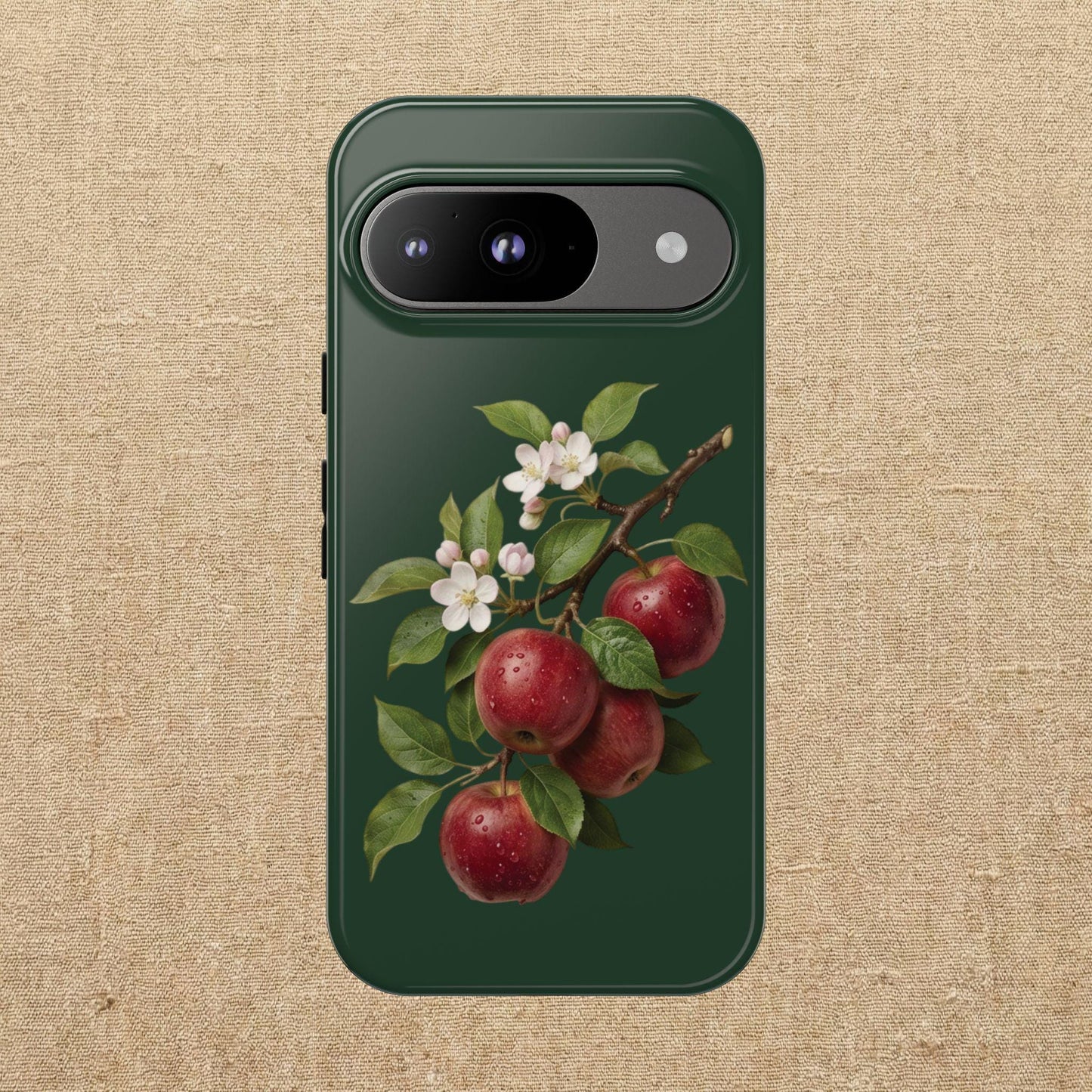 Apple Branch Phone Case | Floral Fruit Botanical Case Compatible With iPhone Samsung Pixel