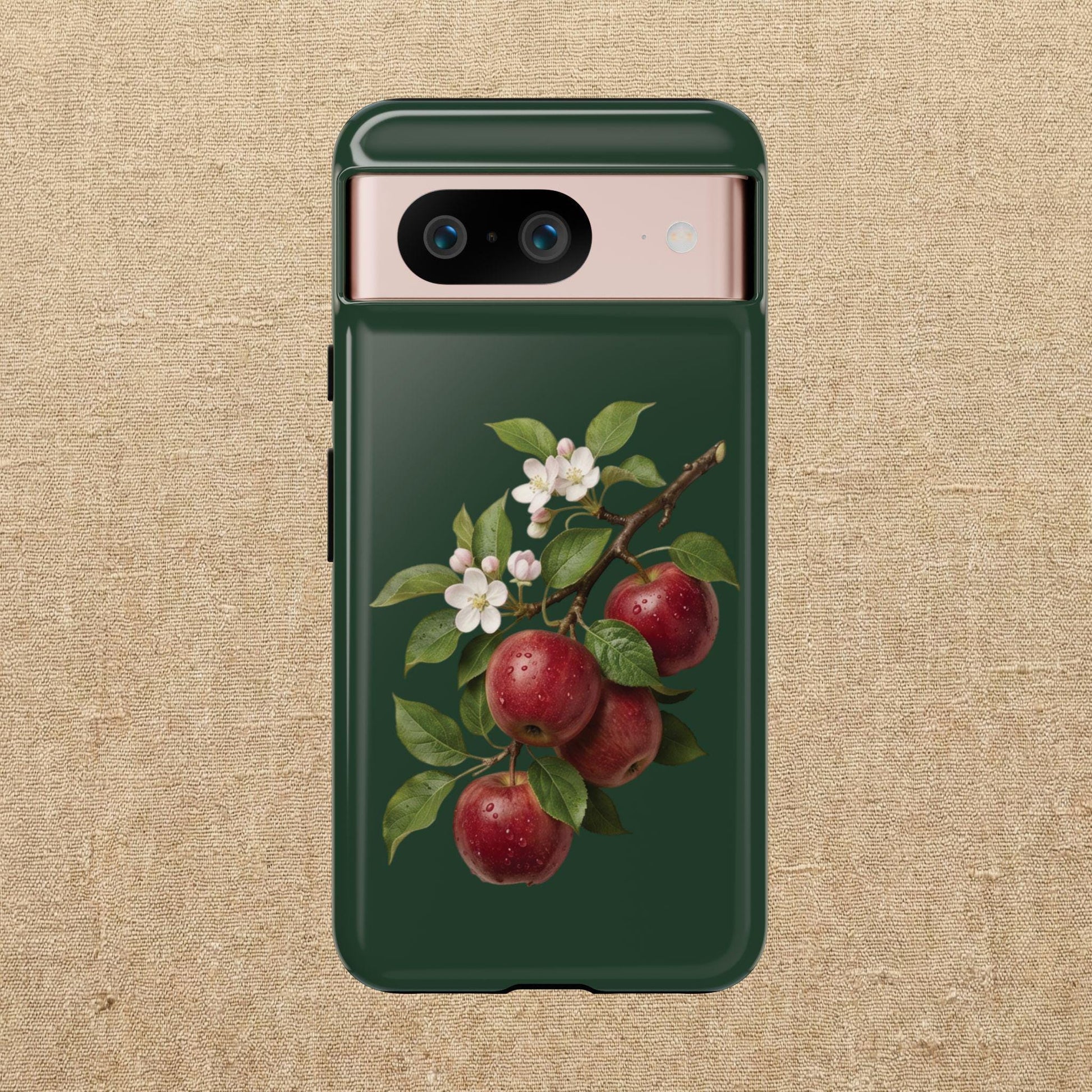 Apple Branch Phone Case | Floral Fruit Botanical Case Compatible With iPhone Samsung Pixel